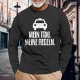 My Taxi My Rules Taxi Driver Langarmshirts Geschenke für alte Männer