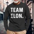 Team Elon Name Langarmshirts Geschenke für alte Männer