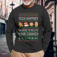 Tech Support Langarmshirts Geschenke für alte Männer