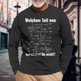 Which Teilon Maths Understand Du Nicht Maths S Langarmshirts Geschenke für alte Männer