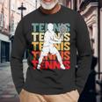 Tennis Tennis Player Boys Children Langarmshirts Geschenke für alte Männer