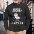 Tenor Horn Tenor Hornist Unicorn Slogan Idea Langarmshirts Geschenke für alte Männer