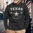 Texas The Only Star Stateintage Langarmshirts Geschenke für alte Männer