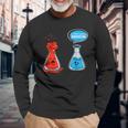 I Think Youre Overreacting Chemistry Lab Chemist Langarmshirts Geschenke für alte Männer