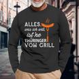 With Thuringerom Grill Grillfest Langarmshirts Geschenke für alte Männer