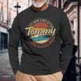 Tommy The Man Of Myth The Legend First Name Langarmshirts Geschenke für alte Männer