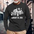 Trump Garbage Truck Waste Manaent Inauguration Day 2025 Long Sleeve T-Shirt Gifts for Old Men