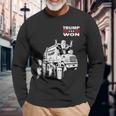 Trump Won Trump Waste Management Trump Garbage Truck Long Sleeve T-Shirt Gifts for Old Men Trump Won Trump Waste Management Trump Garbage Truck Long Sleeve T-Shirt Gifts for Old Men