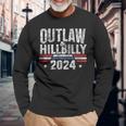 Trumpance 2024 Donald Trump JDAnce Outlaw Hillbilly Langarmshirts Geschenke für alte Männer