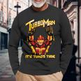 Turbo Man It's Turbo Time Langarmshirts Geschenke für alte Männer