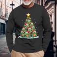 Turtle Christmas Tree Shelly Holiday Langarmshirts Geschenke für alte Männer