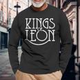 Vintage King Of Leons Musician Distressed Rock Long Sleeve T-Shirt Gifts for Old Men