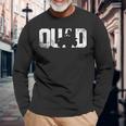 Vintage Quad Quad Driver Atv Boys Men Langarmshirts Geschenke für alte Männer