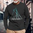 Voile Cadeau Pour Navigateuroilier Skipper Bateau T-shirt à manches longues Cadeaux pour les vieillards