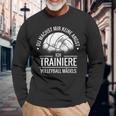 Volleyball Trainer Langarmshirts Geschenke für alte Männer