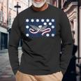 Whiskey Rebellion Flag US History Libertarian Anti Tax Long Sleeve T-Shirt Gifts for Old Men