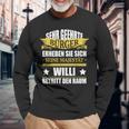 Willi Name Birthday Willi Betritt Den Raum Langarmshirts Geschenke für alte Männer