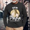 Zum Papa Beförders 2024 Bald Papa 2024 Langarmshirts Geschenke für alte Männer