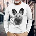 African Painted Dog Close-Up For Wild Dog Fans Long Sleeve T-Shirt Gifts for Old Men