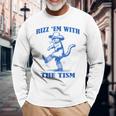 Autism Rizz Em Cat Rizz Em With The Tism Long Sleeve T-Shirt Gifts for Old Men