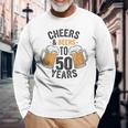 Cheers And Beers To 50 Years Long Sleeve T-Shirt Gifts for Old Men