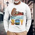 Children's Railway 6Th Birthday Train Boys 6 Years Old B-Day Langarmshirts Geschenke für alte Männer