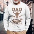 Dad Of The Wild One Birthday Cowboy Western Family Long Sleeve T-Shirt Gifts for Old Men