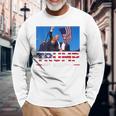 Donald Trump 2024 Sobrevivió A Disparo En Mitin Electoral Camiseta de manga larga Regalos para ancianos