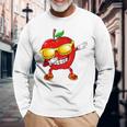 Fruit Apples Compote De Pommes Fan De Gâteau Aux Pommes Dab T-shirt à manches longues Cadeaux pour les vieillards