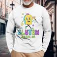 Gluten Hate Me Retrointage Divertido Dibujos Animados Camiseta de manga larga Regalos para ancianos