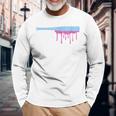 Ice Cream Baseball Bat With Baseball Sprinkles Drip Long Sleeve T-Shirt Gifts for Old Men