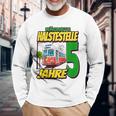 Ich Bin 5 Straßenbahnen Straßenbahn Children's Birthday Party Langarmshirts Geschenke für alte Männer