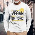 Ich Binegan Ich Trinke Gin Tonic X Lecker Gin Langarmshirts Geschenke für alte Männer