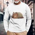 Idee Cadeau Citation Drôle Ours Brun En Hibernation T-shirt à manches longues Cadeaux pour les vieillards