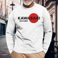 Kawasaki City 80S Retro 90S Japanese Aesthetic Kawasaki Langarmshirts Geschenke für alte Männer