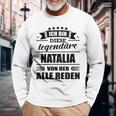 Name Nataliaorname Namensgeschenke Namenstag Fun Langarmshirts Geschenke für alte Männer