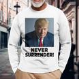 Nunca Entregues Las Elecciones Presidenciales De Trump 2024 Camiseta de manga larga Regalos para ancianos