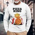 Pizza King Pizza Lovers Langarmshirts Geschenke für alte Männer