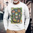 Play Mat Car Race Track Familia Play Cars On Dad's Back Camiseta de manga larga Regalos para ancianos