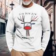 I Am A Reindeer Fun Christmas Gray Langarmshirts Geschenke für alte Männer