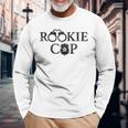 Rookie Novelty Rookie Cop Police Gray Langarmshirts Geschenke für alte Männer