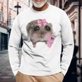 Sad Hamster Meme Drink Bottle Gray Langarmshirts Geschenke für alte Männer