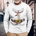 Santa Claus Costume Santa Claus Costume Father Christmas Langarmshirts Geschenke für alte Männer