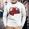 St Louis Baseball Vintage City Skyline Retro Baseball Lover Long Sleeve T-Shirt Gifts for Old Men