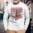 St Valentine's Wild West Rodeo Vintage Western Cowboy Long Sleeve T-Shirt Gifts for Old Men