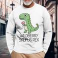 Wildberry Saufus Rex Dino Wildberry Lillet Summer Cocktail Langarmshirts Geschenke für alte Männer