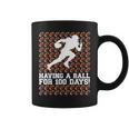 100 Days Of School Football Having A Ball 100 Days Smarter Coffee Mug