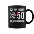 50 Geburtstag Dart Ich Bin Nicht 50 Ich Bin Bullseye Tassen