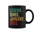 60 Years Old Legend Since January 1965 60Th Birthday Coffee Mug