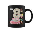 8Th Birthday Crew Ice Cream Truck I'm 8 Bday Ice Cream Party Taza de café